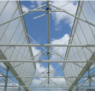 カブリオ屋根/開閉屋根温室/フィルム/二層